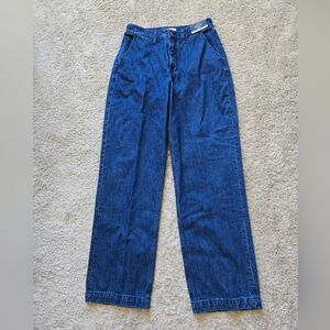 Abercrombie & Fitch Curve Love High Rise Loose Jeans Womens 29/8L Blue